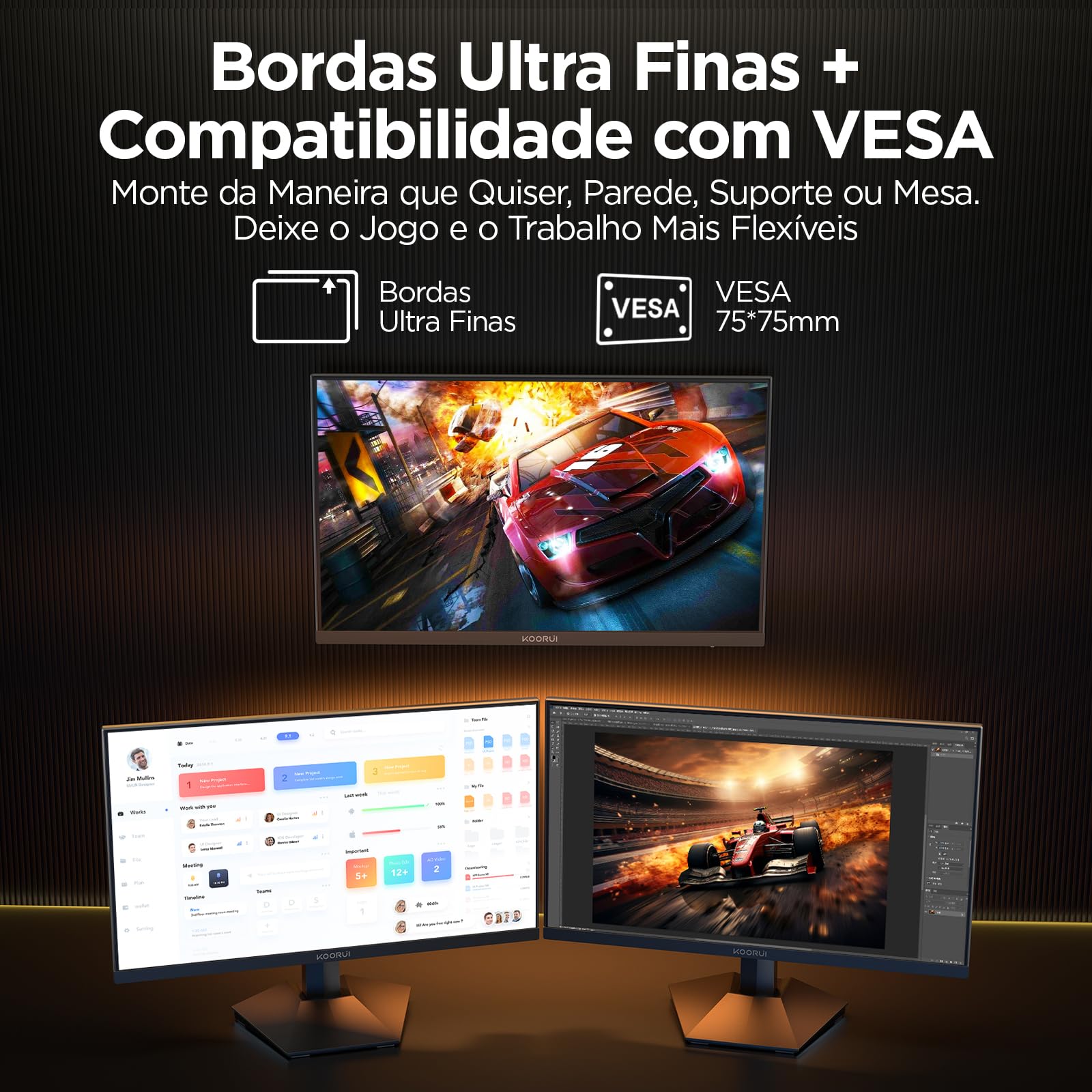 Monitor Gamer KOORUI 24